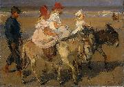 Isaac Israels Donkey Riding on the Beach